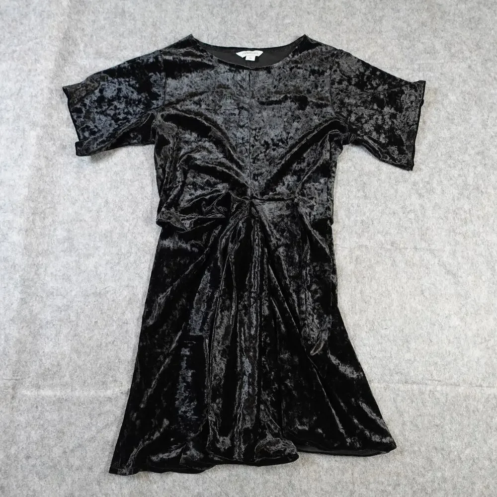 Habitual‎ Dress Girls 10 Velvet Black Mini Holiday